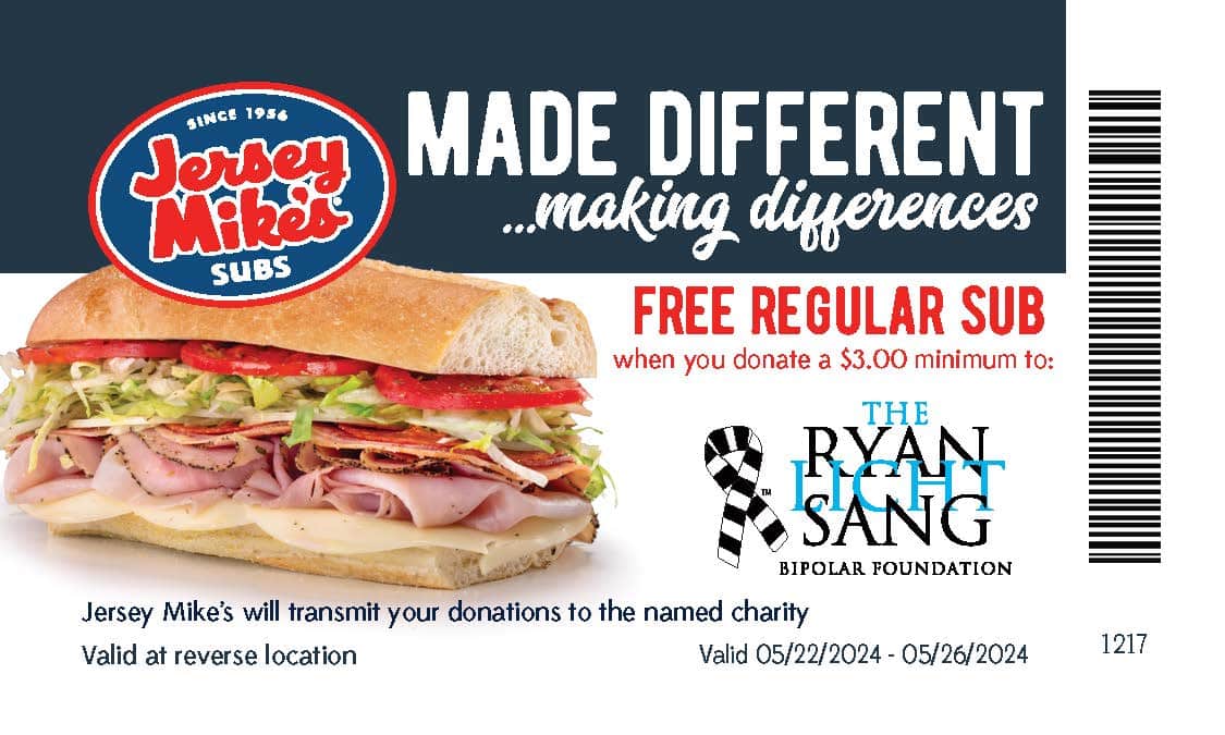 Jersey Mike’s Milwaukee Ave Digital Coupon 27109 Donation GR V2 Page 1